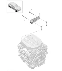 Motorhebezeug / Motorhalterung (Modell: CTMA, CTM, CTLA, CTL, DCNA, DCN, DHKA, DHK) 95B.1 Macan 3.0L / 3.6L 2014-18
