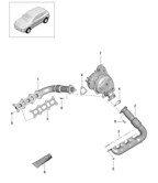 Fuel System, Exhaust System Macan (95B) MK1 (2014-2018)