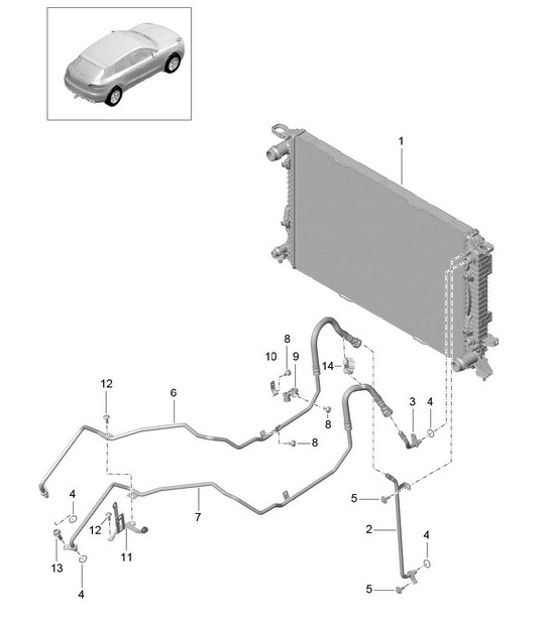 Diagram 360-000 Porsche 944 Turbo 2.5L 8V 1985-88 