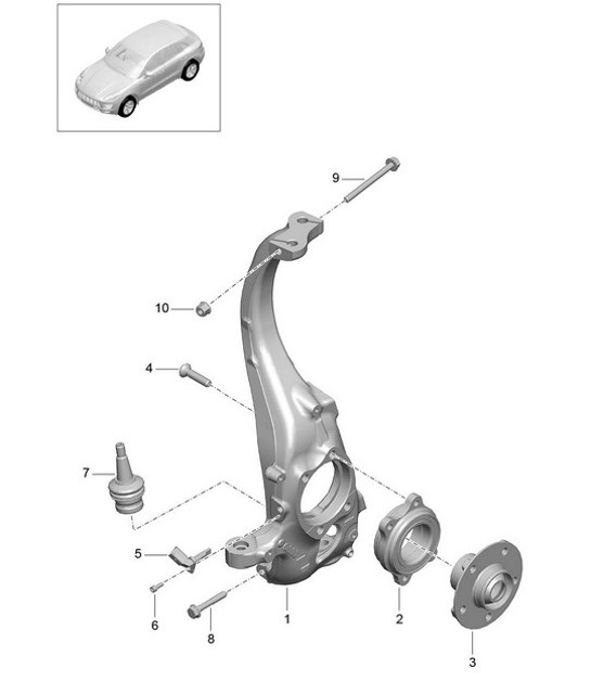 Diagram 401-010 Porsche Taycan (9J1) MK2 2024>> 