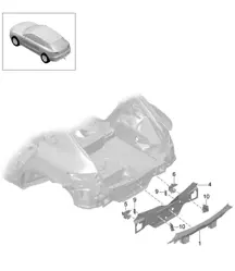 Partie arrière 95B.1 Macan 2014-18