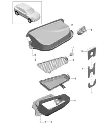 Wasserkasten 95B.1 Macan 2014-18