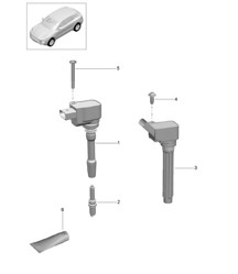 Sistema di accensione 95B.1 Macan 2014-18 Sistema di accensione 95B.1 Macan 2014-18