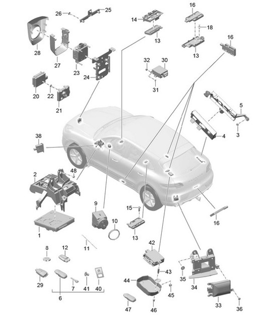 Diagram 901-004 Porsche Taycan Turbo 