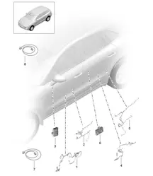 Set cavi / Centraline porte 95B.1 Macan 2014-18