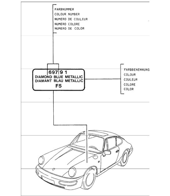 Diagram 004-00 Porsche 944 Turbo 2.5L 8V 1985-88