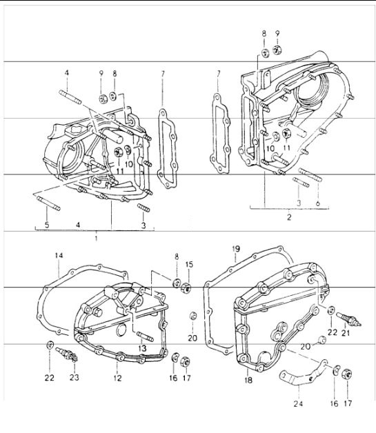Diagram 103-06 Porsche Cayman S 3.4L 987C 2005-08 Engine