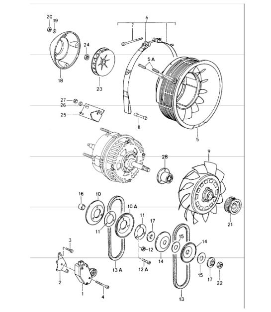Diagram 105-00 Porsche 992 (911) 2019>> Motore