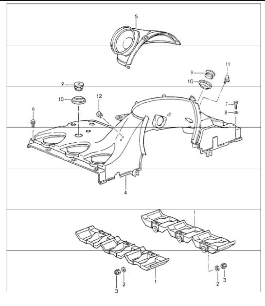 Diagram 105-05 Porsche 996 GT3 MKI 1999-02 Engine