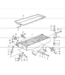 Ladeluftkühler 964 TURBO M30.69 und M64.50 1991-94