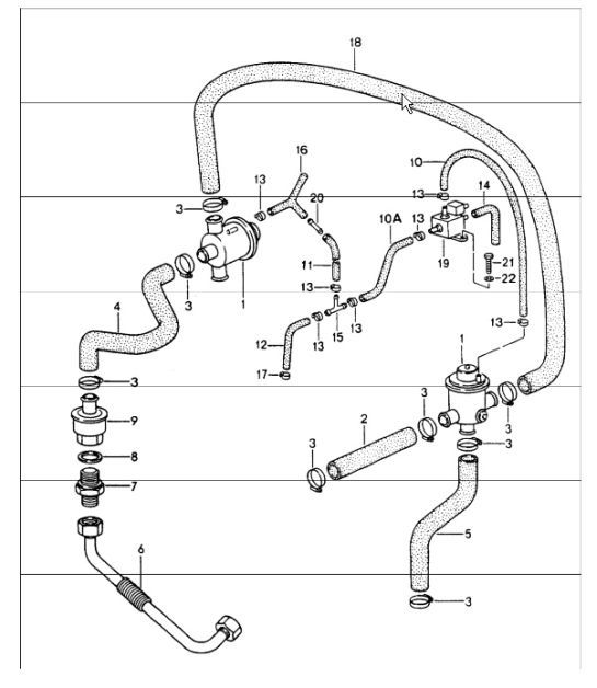 Diagram 108-07 Porsche 928 (1978-1995) 