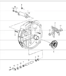 Kupplungsausrücker 964 1989-94