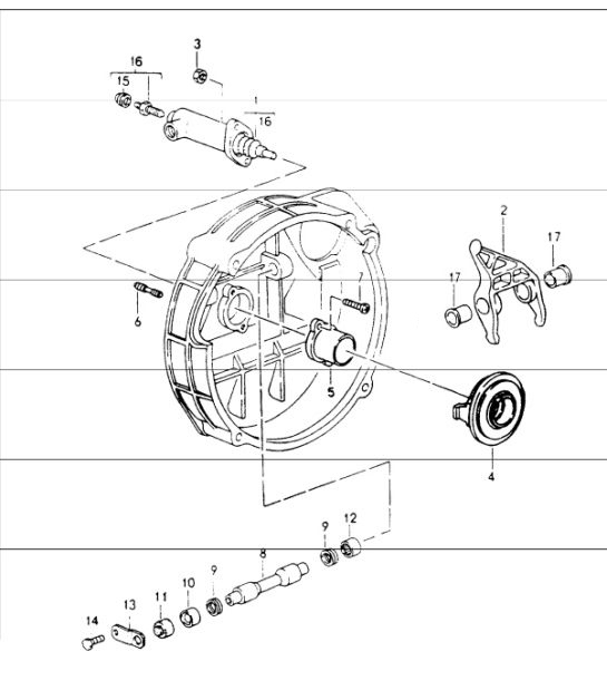 Diagram 301-10 Porsche 996 C2 3.4L 1997-08/01 Transmission