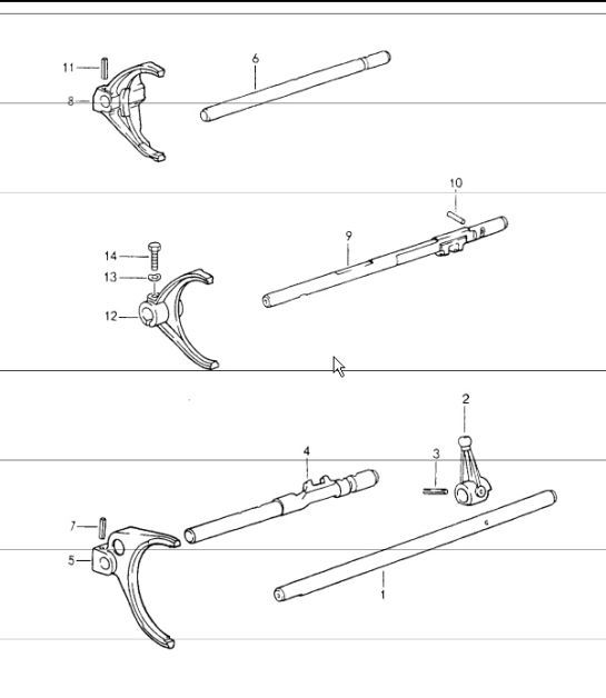 Diagram 304-00 Porsche Cayman S 3.4L 987C 2005-08 Transmission