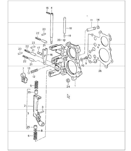 Diagram 304-05 Porsche 991 (911) MK1 2012-2016 Transmission