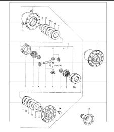 limited-slip differential 964  Carrera 2 G50.03/04/05 and TURBO G50.10/52 1989-94 limited-slip differential 964  Carrera 2 G50.03/04/05 and TURBO G50.10/52 1989-94