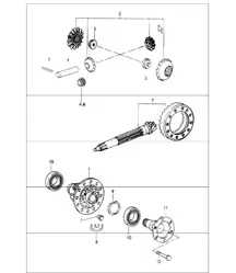 Vorderachsgetriebe Differential 964 CARRERA 4 1989-94