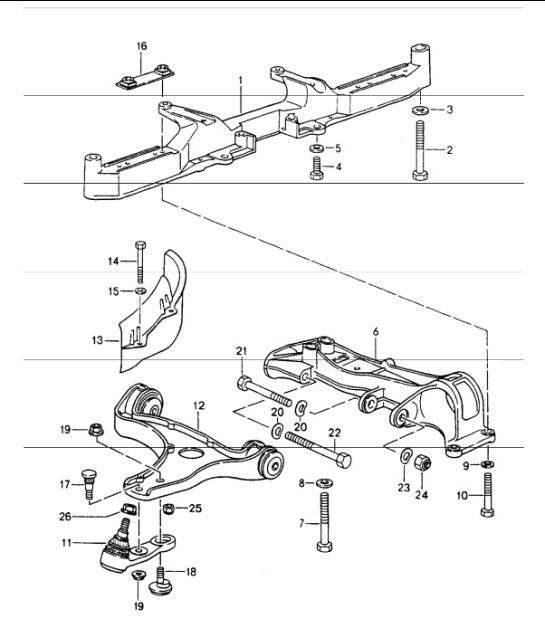 Diagram 401-00 Porsche Cayenne GTS V8 4.0L Petrol 460Hp 