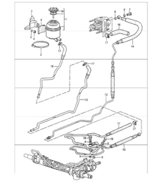 power steering lines 964 1989-94 power steering lines 964 1989-94