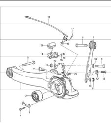 rear axle 964 1989-94 rear axle 964 1989-94