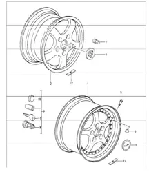 wheels 964 TURBO 3,6 1993 ONWARDS