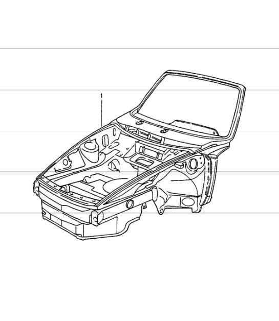 Diagram 801-03 Porsche 996 C4S 3.6L 09/01-2005 Body