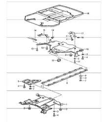 cover underbody 964 1989-94