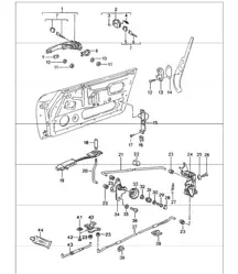 door latch 964 1989-94
