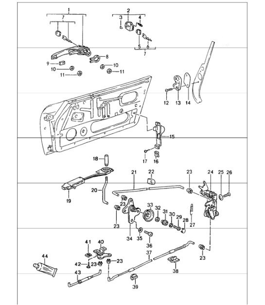 Diagram 804-04 Porsche 996 C4 3.6L 09/01-2005 Body