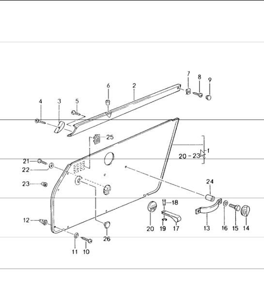 Diagram 807-12 Porsche 991 GT3 RS 4.0L (500Bhp) Body