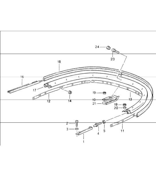 Diagram 811-13 Porsche Cayenne Coupe Turbo S E-Hybrid V8 4.0L 550Hp 