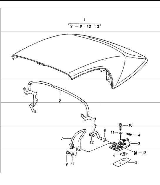 Diagram 811-30 Porsche Taycan (9J1) MK1 2020-2024 