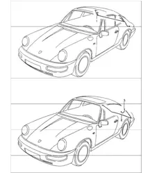 wiring harnesses: rear end 964 1989-94