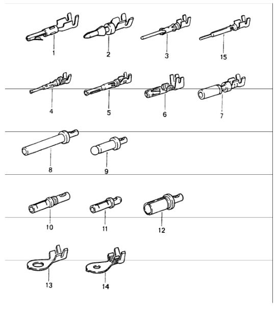 Diagram 902-50 Porsche Cayman 2.7L 987C 2006-08 Electrical equipment