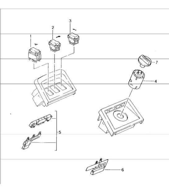 Diagram 903-05 Porsche Cayenne 92A (958) 2010-2017 Electrical equipment