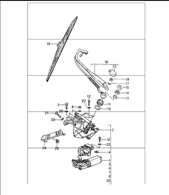 Diagram 904-05 Porsche Macan (95B) MK1 (2014-2018) Electrical equipment