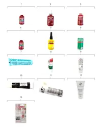 Líquido de seguridad / Compuesto de sellado / Agente conservante / Líquido de seguridad 968 1992-95