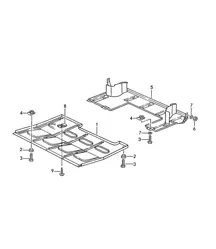 Plaque de protection 968 1992-95