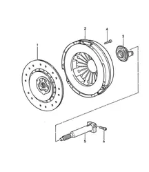 Schaltgetriebe / Kupplung (Modell: G44.00) 968 1992-95