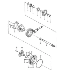 Tiptronic / Differential / Gehäuse (Modell: A44.00) 968 1992-95