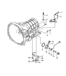 Tiptronic / Wählschalter (Modell: A44.00) 968 1992-95
