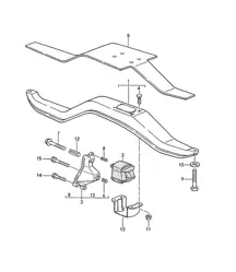 Suspension Tiptronic / Transmission (A44.00) 968 1992-95
