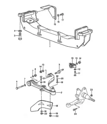 Horquilla / Travesaño 968 1992-95