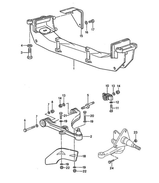 Diagram 401-000 Porsche Carrera GT (2003-2006) 