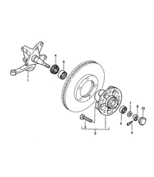 Achsschenkel / Schmierstoffe 968 1992-95