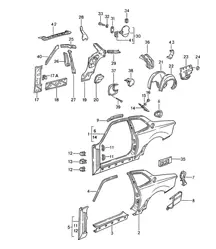Sezione laterale - COUPE - 968 1992-95