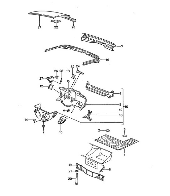 Diagram 801-020 Porsche 卡宴 9YB 2023>> 
