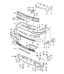 Tablier avant / Pare-chocs 968 1992-95