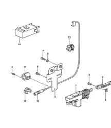Central locking system 968 1992-95