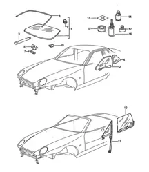 Vitrage de fenêtre 968 1992-95